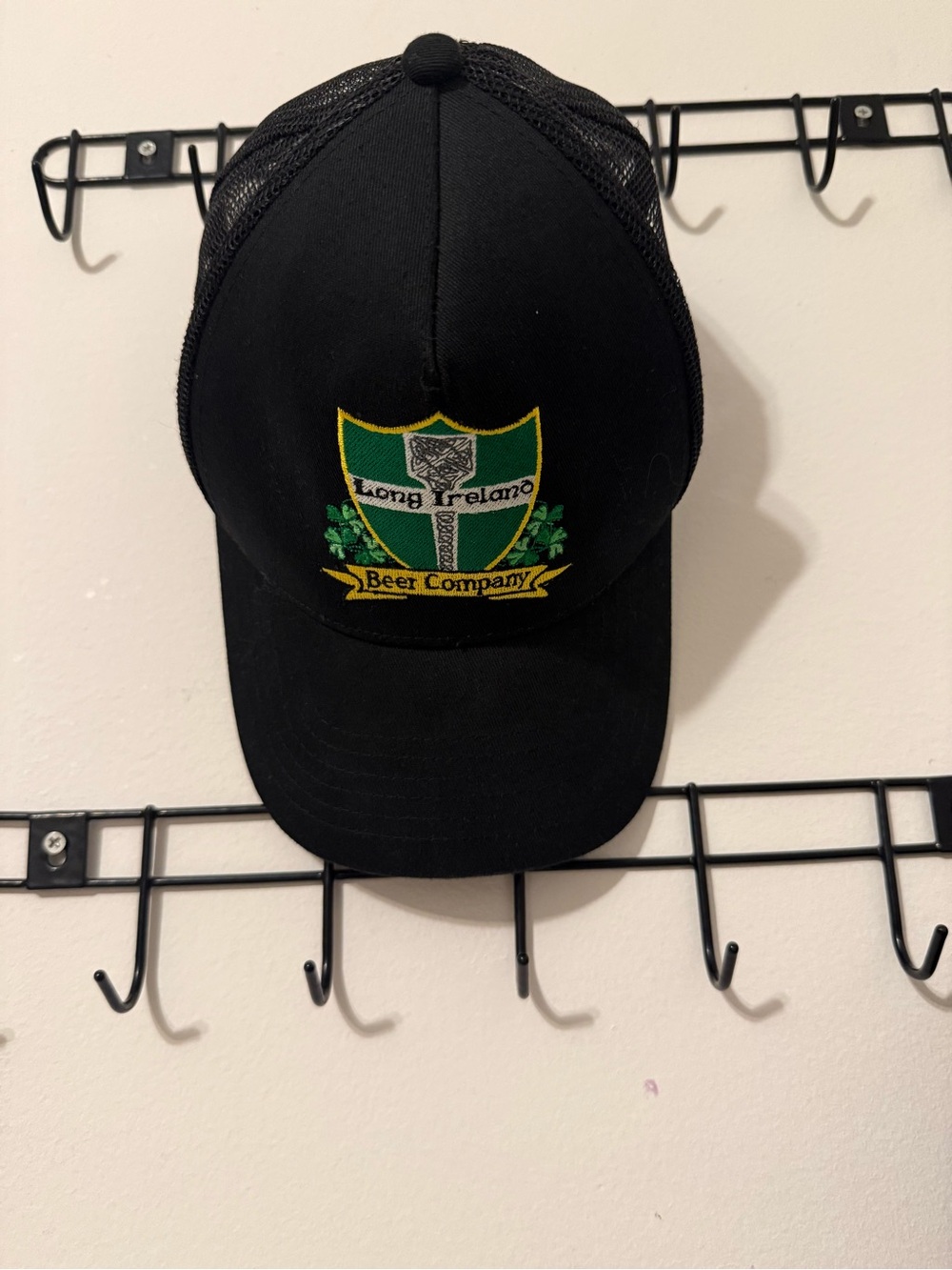 Black Mesh Trucker Cap